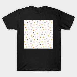 Happy Stars Pattern T-Shirt